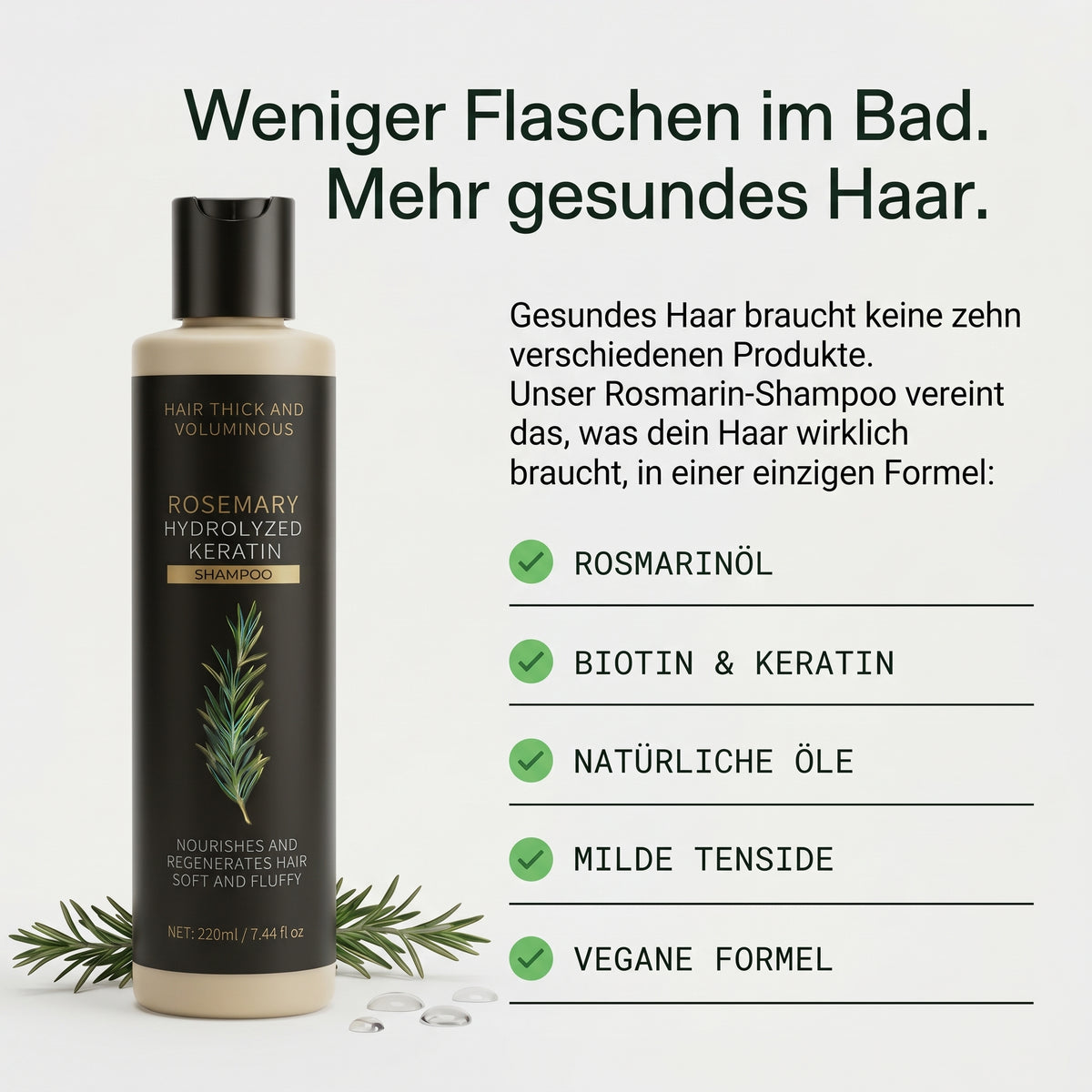 Rosemary Super Shampoo 3x